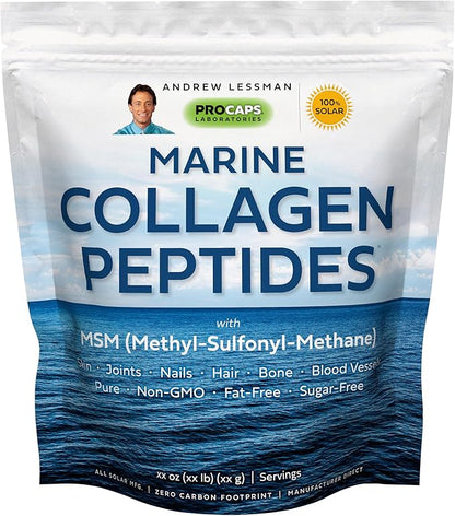 ANDREW LESSMAN Marine Collagen Peptides Powder 240 Servings