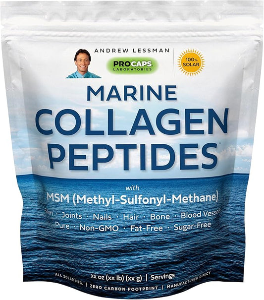 ANDREW LESSMAN Marine Collagen Peptides Powder 240 Servings
