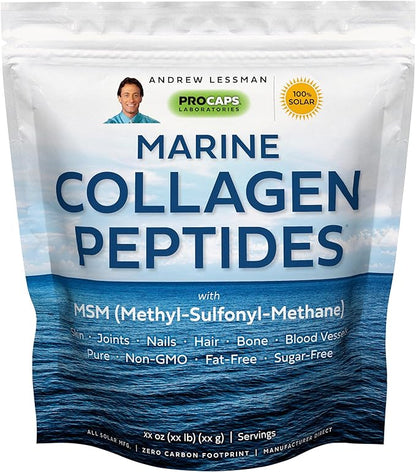 ANDREW LESSMAN Marine Collagen Peptides Powder 120 Servings