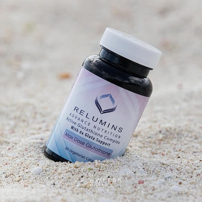 Relumins Advance White Active Glutathione Complex 6X Boosters- 60 Capsules 3 Bottles