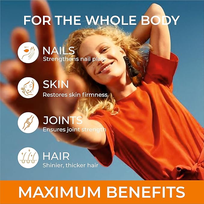 Bovine Collagen Supplements for Men and 100 Capsules