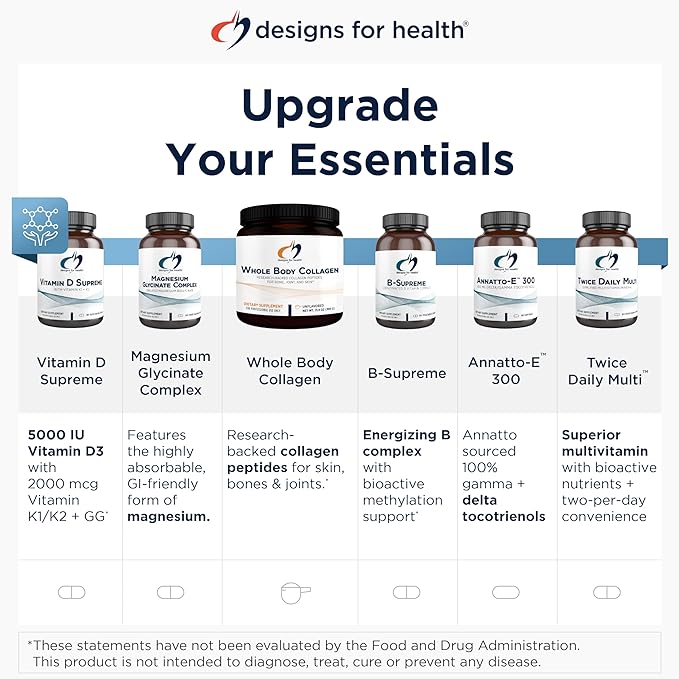 Designs for Health Liposomal B Supreme B12, B6, B6, Biotin, (50 Servings 1.7oz)