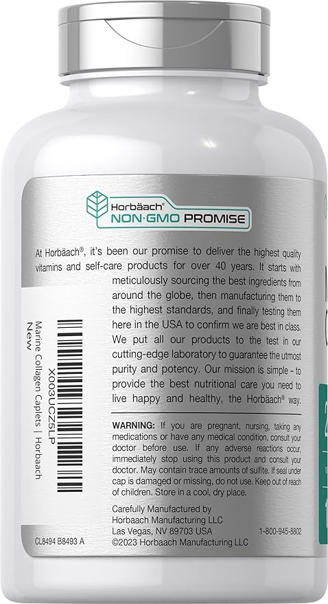 Horbäach Marine Collagen Peptides 2000mg 180 Caplet