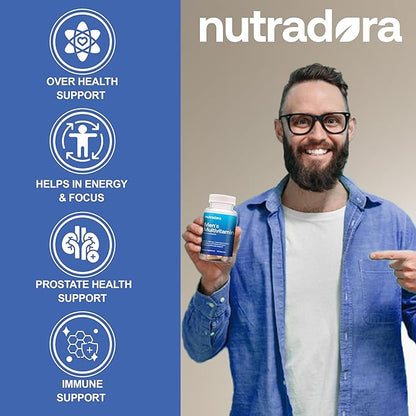 Multivitamin for Men B12, Zinc, 1