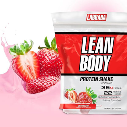 Labrada Nutrition Lean Body Hi-Protein Shake, 2.47-Pound Tub