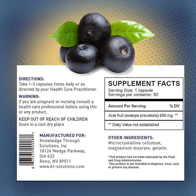 Synerplex® Açaí Capsules – All-Natural, Nutrient
