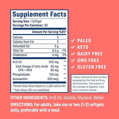 NativePath: Antarctic Krill Oil Omega-3 Fatty 30-Day Supply