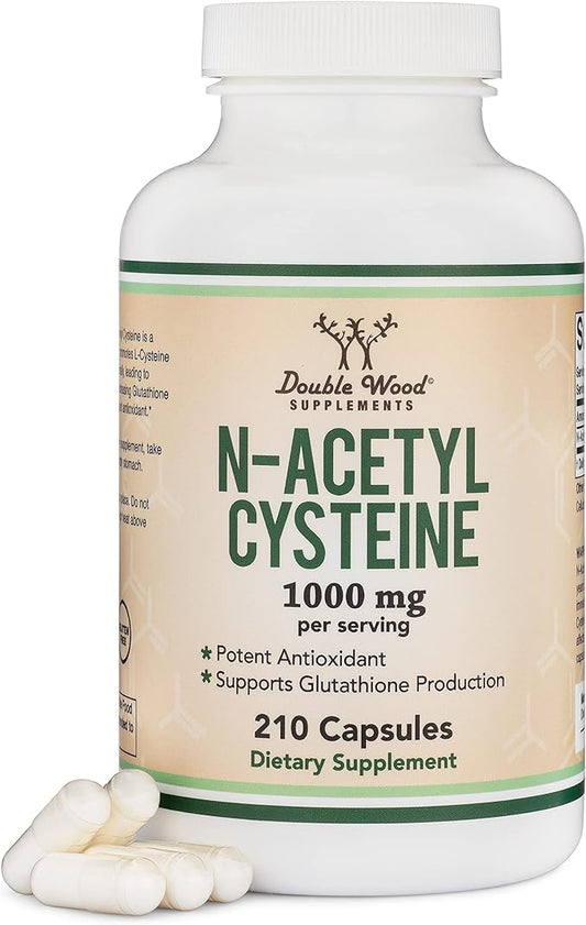 NAC Supplement N-Acetyl Cysteine (1,000mg Per 500mg Per 210 Capsules)