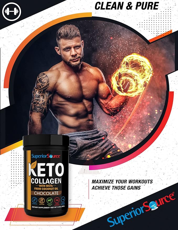 Superior Source Keto Collagen Protein Powder (14 oz), 23 (17 (17 g)