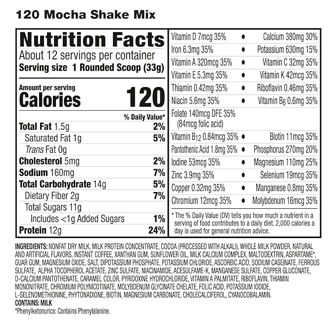 HMR 120 Shake Meal Replacement Powder 12g of 12 Servings