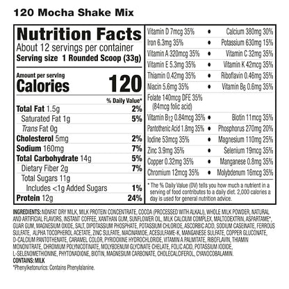 HMR 120 Shake Meal Replacement Powder 12g of 12 Servings
