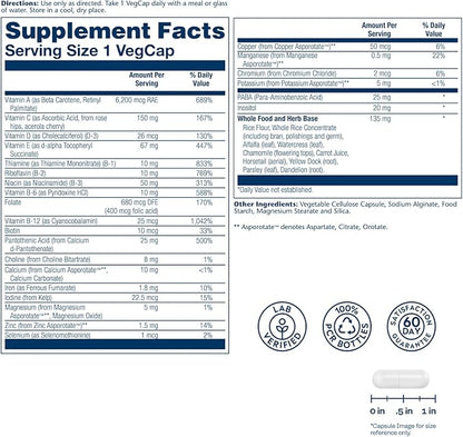 SOLARAY Once Daily High Energy Multivitamin, 60 Servings, 60 VegCaps