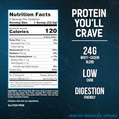 PEScience Select Low Carb Protein Powder, Chocolate Cupcake, 5 Serving, Keto Friendly and Gluten Free