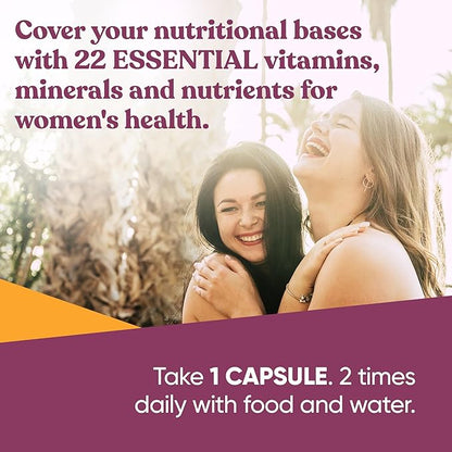Next Gen Multivitamin for Women – 22 Optimized B6 and 60 Vegetarian