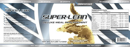 Nutrition Super-Lean Deluxe Meal Replacement (32g 7g Fiber, 25 Added 2.5lb Jar