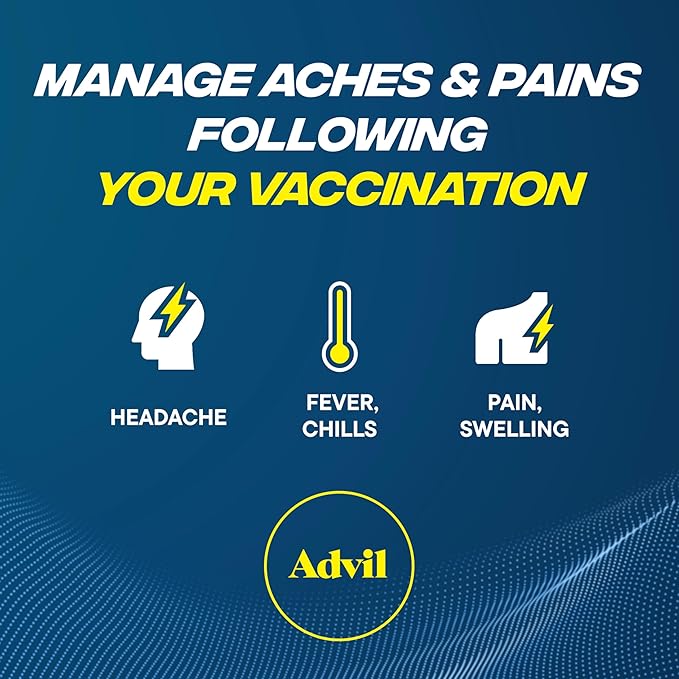 Advil Pain Reliever and Fever Reducer, 200mg for 24 Coated