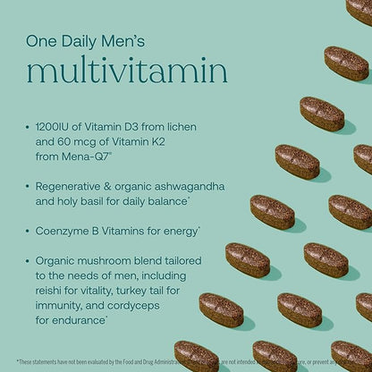 True Grace One Daily Men’s Multivitamin 60 Vegan
