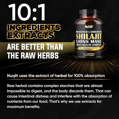 210 Capsules - 1000mg Magnesium L-Threonate