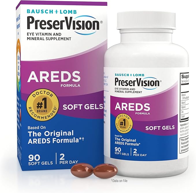 PreserVision AREDS Eye Vitamin & Mineral 90 Softgels