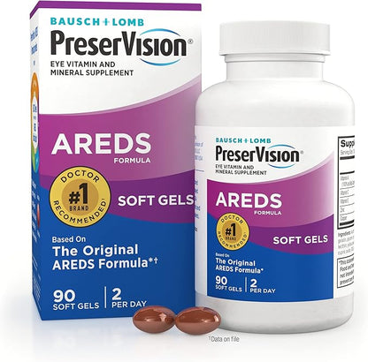 PreserVision AREDS Eye Vitamin & Mineral 90 Softgels