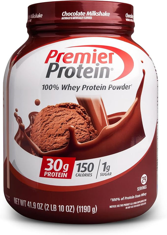 Premier Protein Protein Powder, 30g Protein, 1g Sugar, 29 Servings, 41.9oz