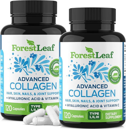 ForestLeaf Multi Collagen Pills with Hyaluronic 240