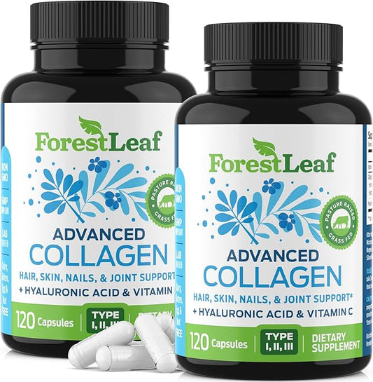 ForestLeaf Multi Collagen Pills with Hyaluronic 240