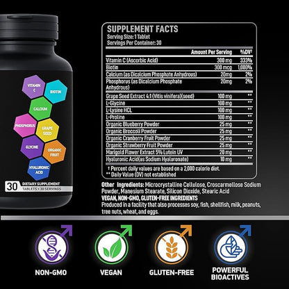 Vegan Collagen Supplements for Women 30 Plant