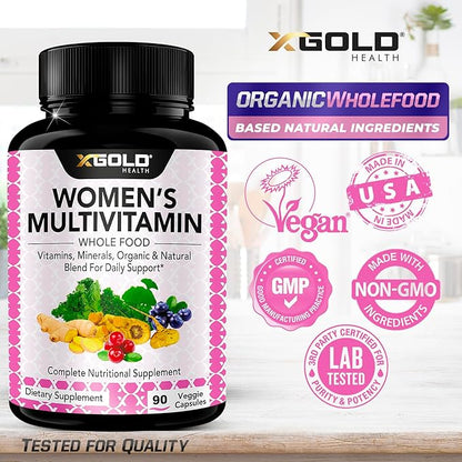 Vegan Women's Daily Multivitamin 50 Plus -90 Capsules