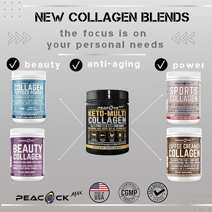 Keto Multi Collagen 5 Types 68.4 oz 4))