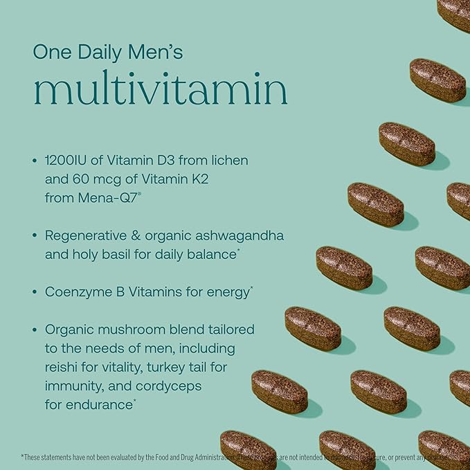 True Grace One Daily Men’s Multivitamin 30 Vegan