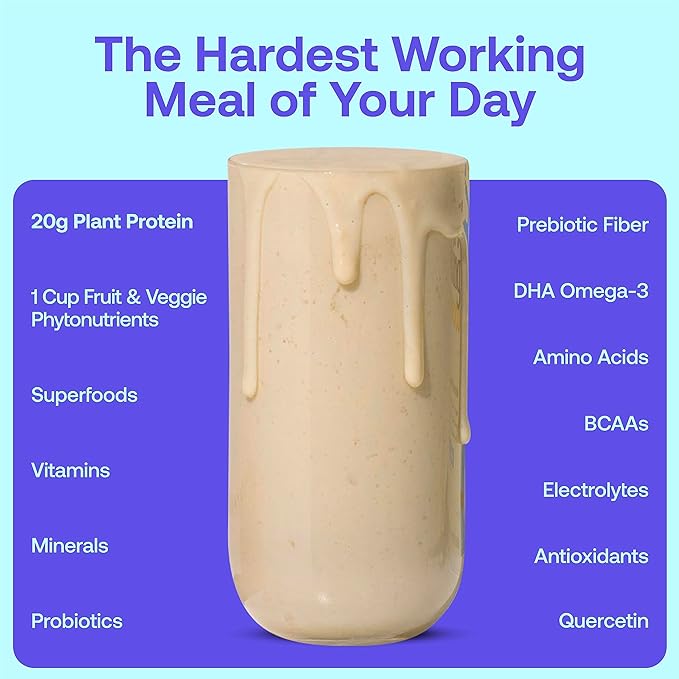 Happy Viking Vanilla Plant Protein Powder, 20G Protein, 1 Canister (24 oz.)