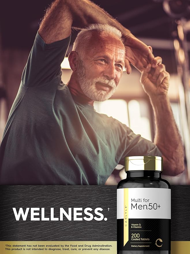 Carlyle Multivitamin for Men Over 50 Plus 200 Count