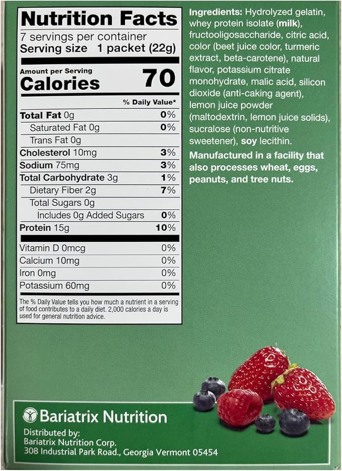 ProtiFit - High Protein Fruit Flavored 15g Protein, 7 Servings