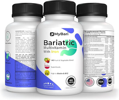 All-in-One Bariatric Multivitamin with Iron 42+ Fruit 60 Liquid