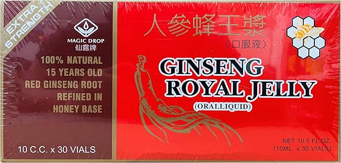 3 Boxes Magic Drop Ginseng Royal (30 Vials), 90 Vials