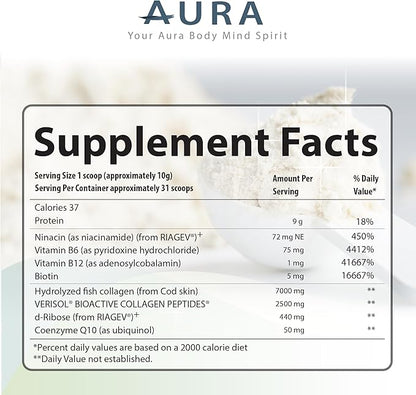 AURA VERISOL® Bioactive Collagen Peptides® Powder 31 Servings.