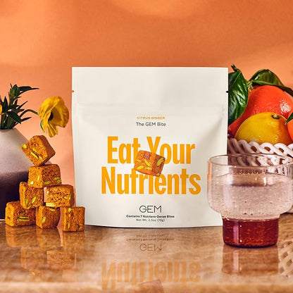 GEM Bite Daily Multivitamin for Women 20+ Vitamins 28 Serving