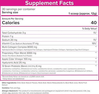 SkinnyFit Super Youth Tropical Punch Multi-Collagen 30 Servings