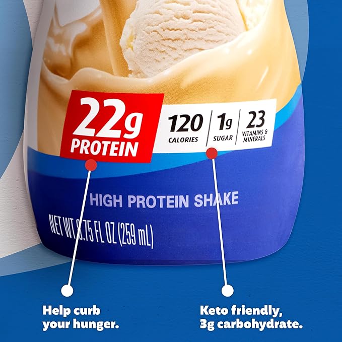 Premier Protein Shake MINIs Vanilla 22g 120 Calories 12 & 30g Protein 17 Servings 23.3 Ounces