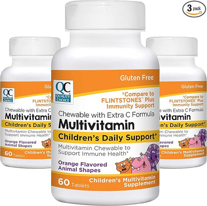 Quality Choice Children's Animal Shaped Multivitamin (3 Pack)