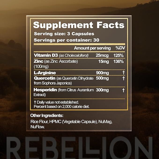 Immune Support Supplement with Vitamin D, 90 Veggie (1-Month Supply)