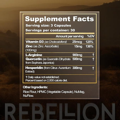 Immune Support Supplement with Vitamin D, 90 Veggie (1-Month Supply)