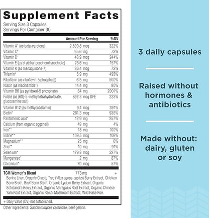 Ancient Nutrition Multivitamin for Women, Multi B12, Zinc, 90 Ct