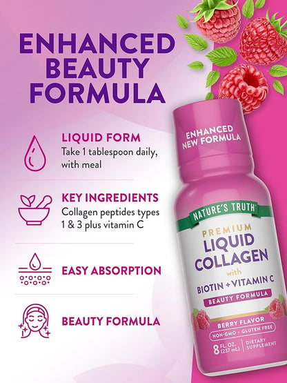 Nature's Truth Liquid Collagen 8 oz