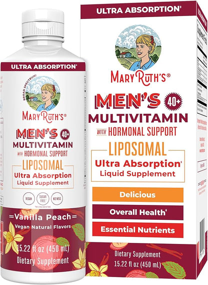 MaryRuth Organics Men's 40+ Multivitamin Liposomal 15.22oz