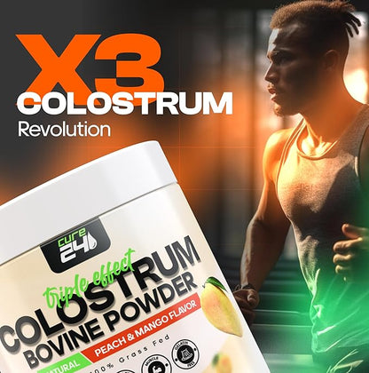 Bovine X3 Colostrum Supplement Powder 100% Pure
