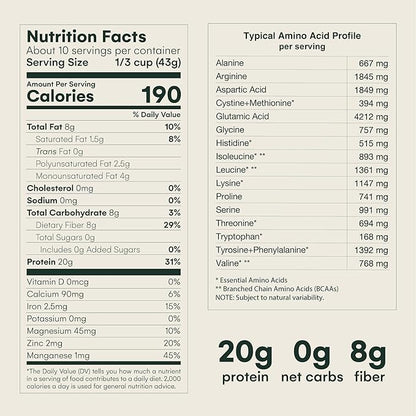 Mikuna Vegan Protein Powder (Vanilla, 10 Servings)