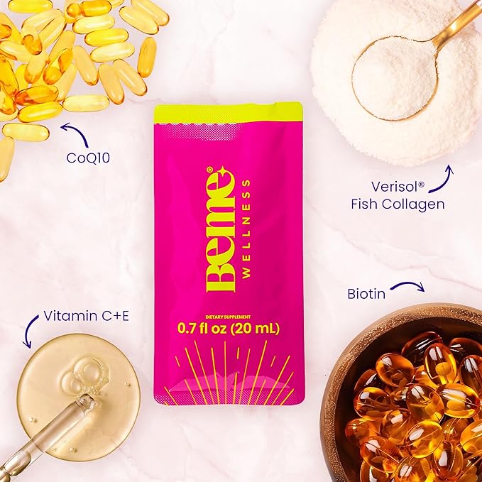 BeMe Liquid Collagen Drink, Be Radiant (Berry) 30 Sachets