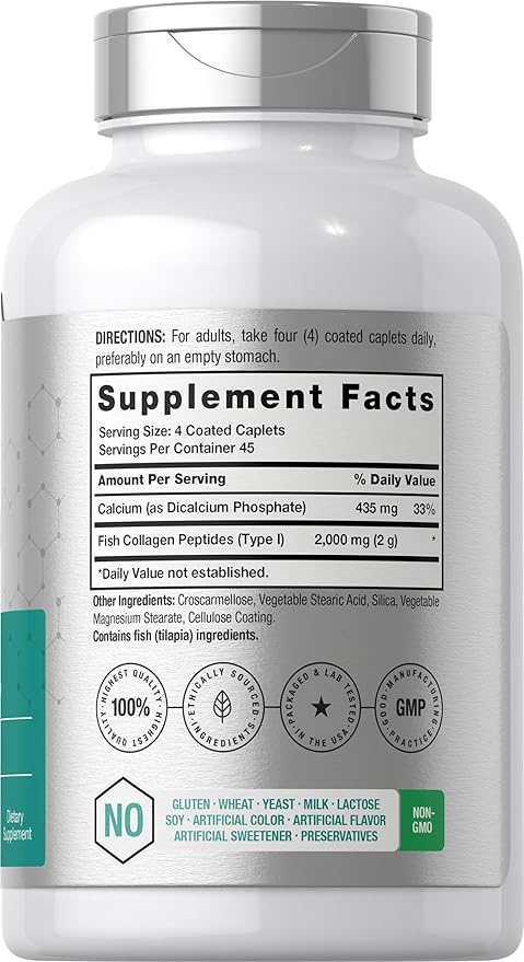 Horbäach Marine Collagen Peptides 2000mg 180 Caplet